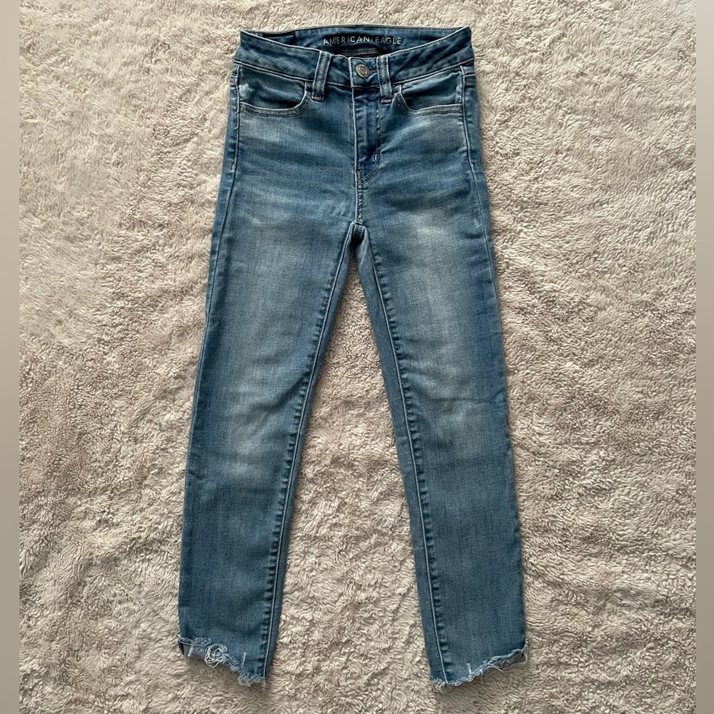 American Eagle High Rise Jegging Crop